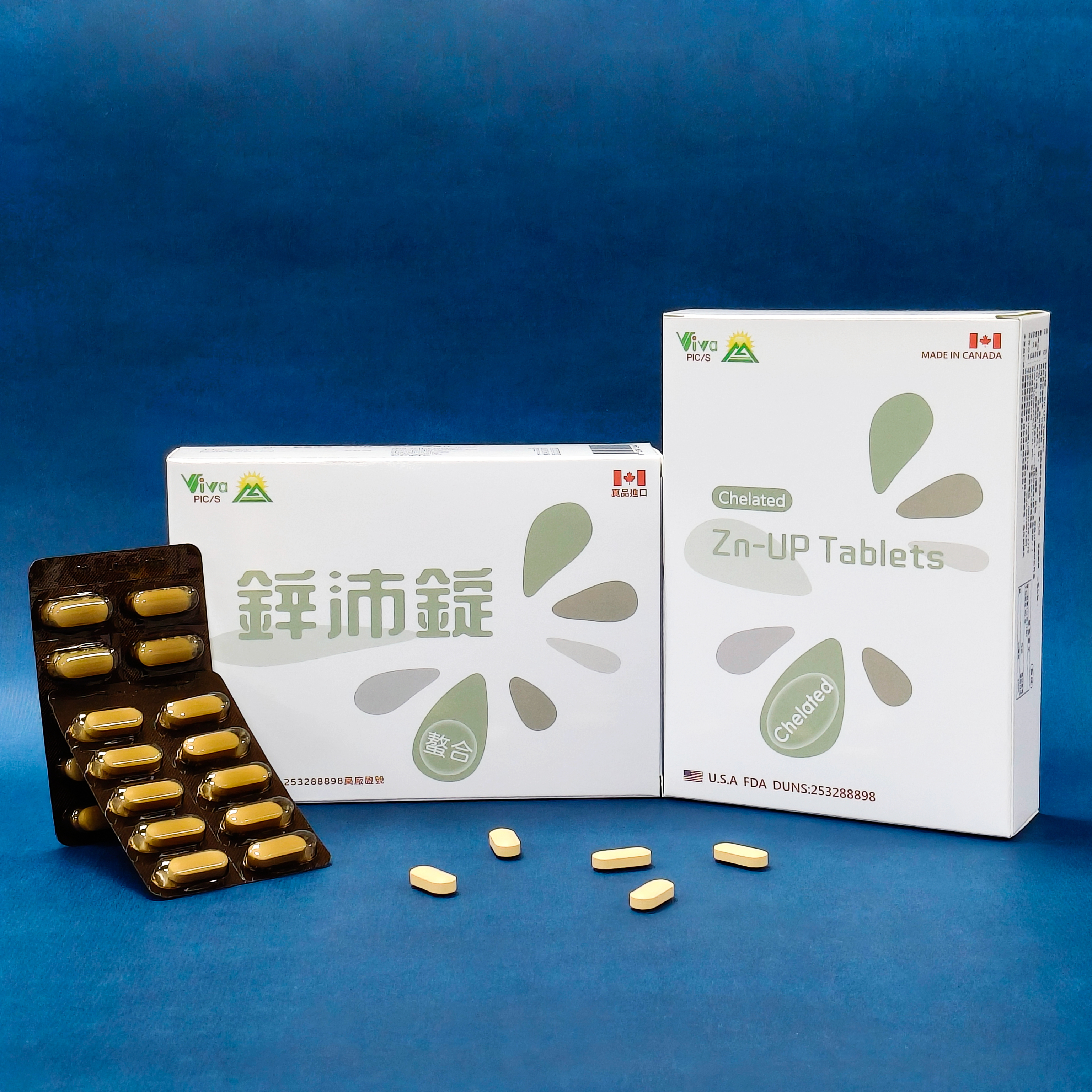 鋅沛錠 <br>Zn-UP Tablets　　　　　　　　　　　　　　　　